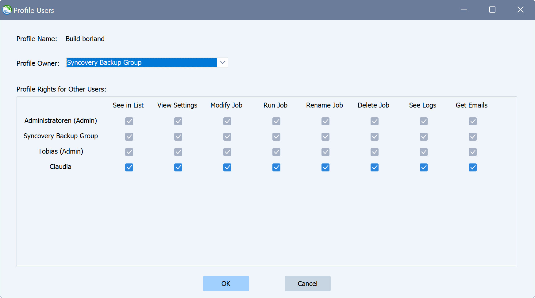 Uma captura de ecrã que mostra a janela de diálogo 